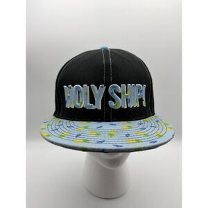 Grassroots California Holy Ship Hat Cap‎ Snap Back Black Pineapple Mens M 420